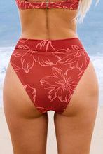 Charger l&#39;image dans la galerie, Bas de bikini cheeky ¨¤ taille haute et bandes
