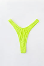 Charger l&#39;image dans la galerie, Bas de bikini ¨¦chancr¨¦ vert fluo 

